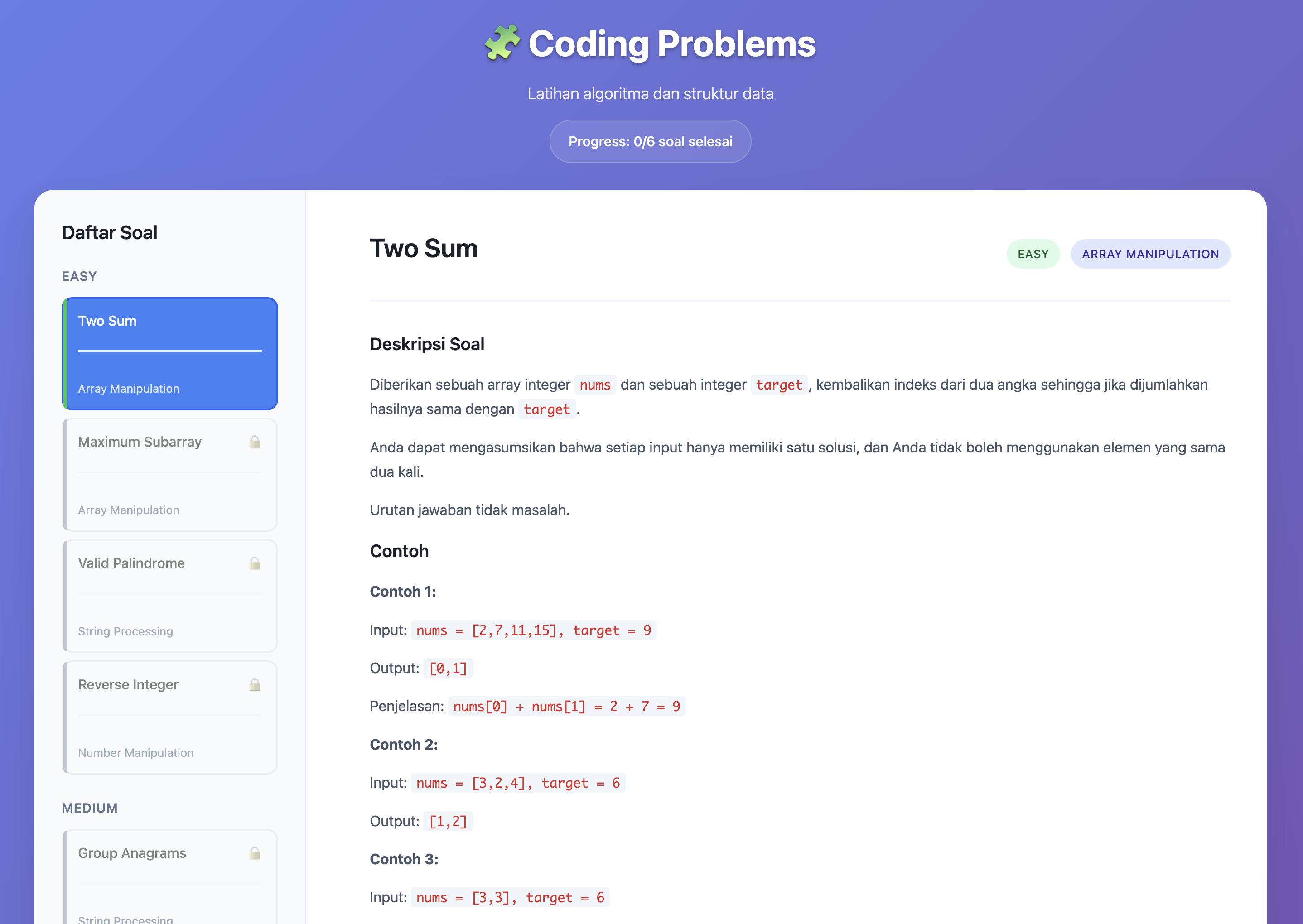 Coding Problems